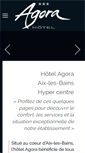 Mobile Screenshot of hotel-agora.com